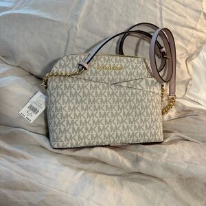 Michael Kors Beige Crossbody Bag